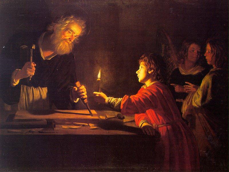 HONTHORST, Gerrit van Childhood of Christ sf oil painting image